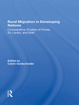 cover image of Rural Migration In Developing Nations
